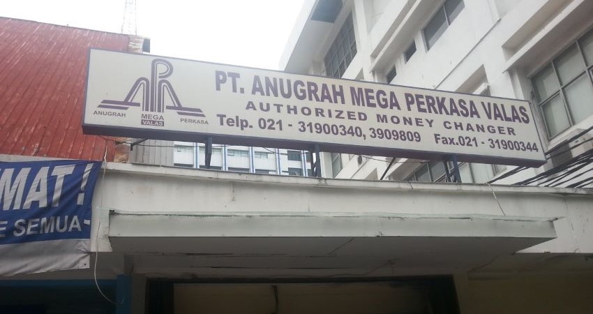 PT. Anugrah Mega Perkasa Valas Money Changer Jakarta Barat - Photo by Google